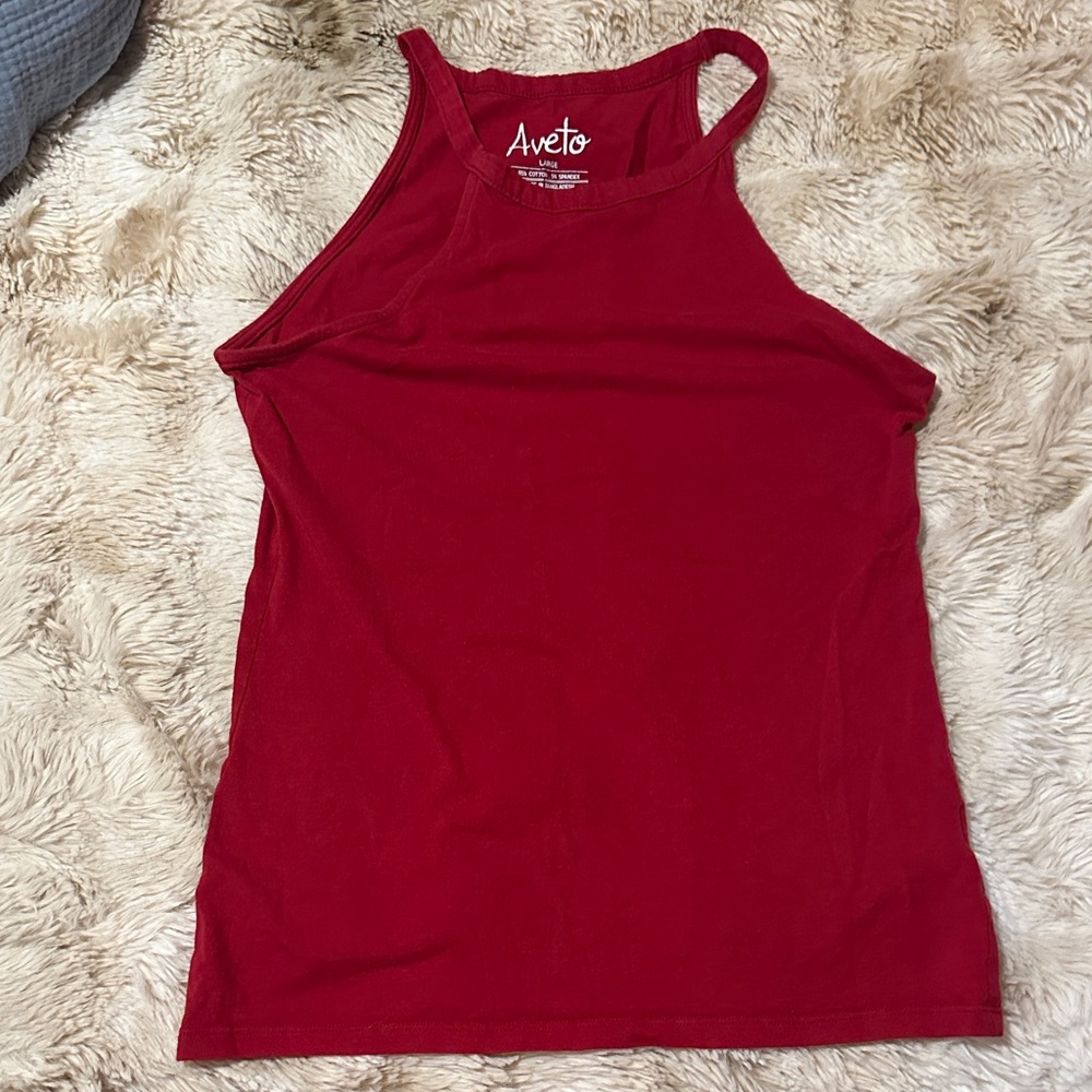 Aveto Women's Vibrant Red Tank Top